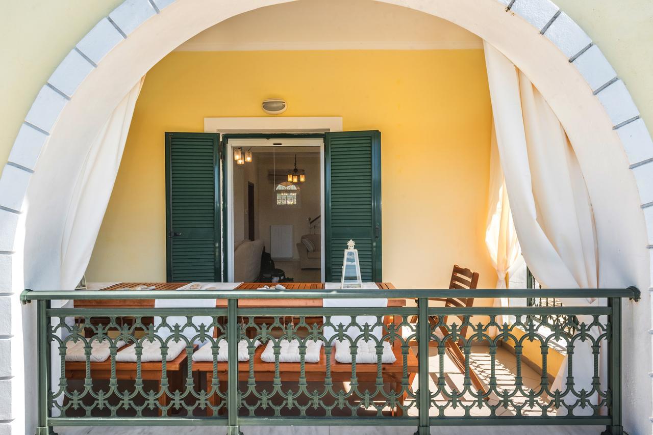 Corfu Villa Kokkini With Swimming Pool Kokkínion Eksteriør billede