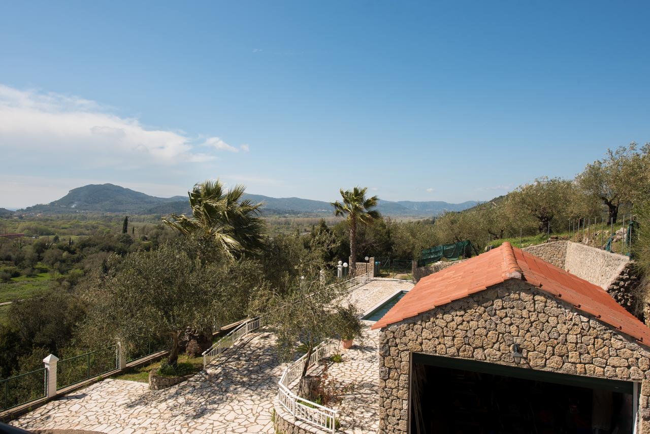 Corfu Villa Kokkini With Swimming Pool Kokkínion Eksteriør billede
