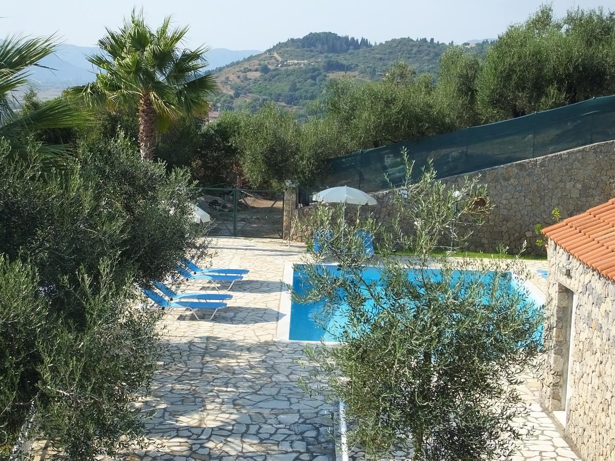 Corfu Villa Kokkini With Swimming Pool Kokkínion Eksteriør billede